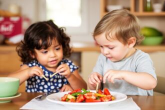 Toddler says no at dinner? Smart tips for mealtime wins.