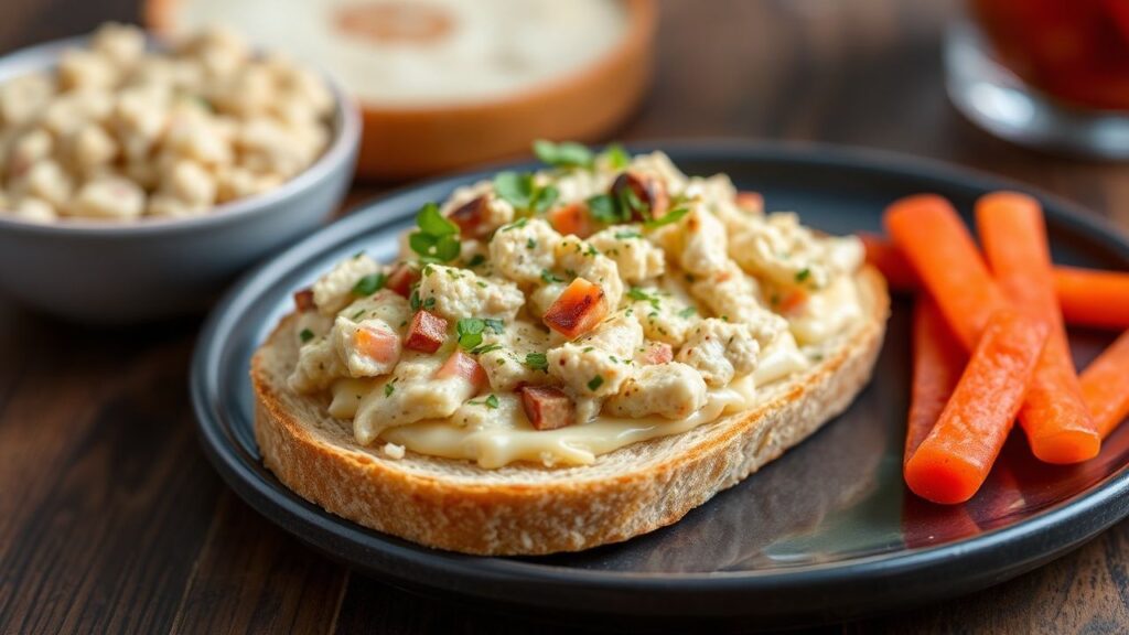 Tuna melt sandwich for kids