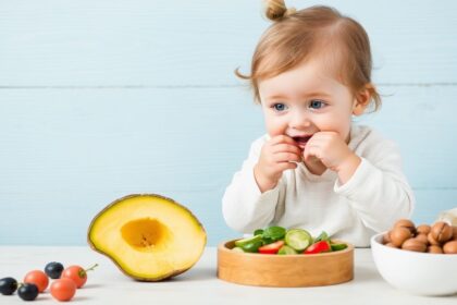 أفضل أطعمة صحية لطيف على بطن طفل مريض.