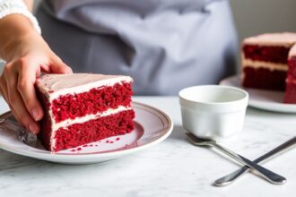 Perfect Red Velvet Cake secrets: whisking wonders for baking success.