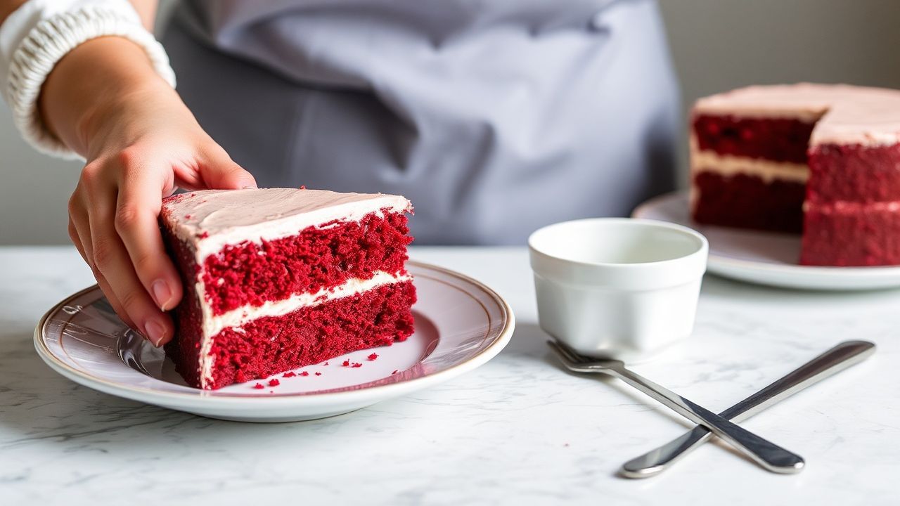 Perfect Red Velvet Cake secrets: whisking wonders for baking success.