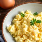 Perfect fluffy scrambled eggs: secrets to creamy, light texture.