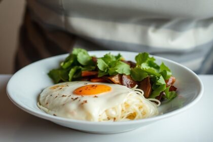 صورة طعام شهي سريع التحضير، حلول ذكية لعشاء متعب.