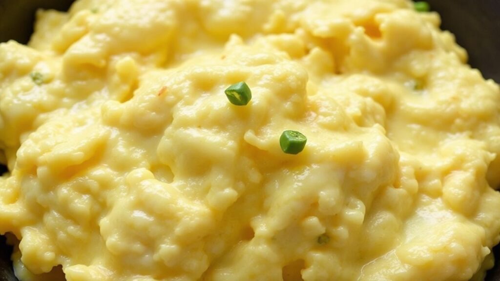 Perfect fluffy scrambled eggs recipe for a delightful breakfast.