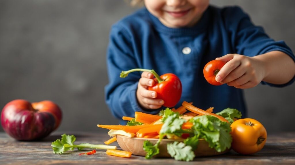 Fun tricks to feed picky toddlers veggies.
