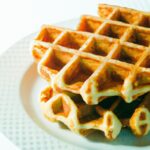 Heavenly Soft Waffles Drenched in Golden Syrup Bliss
