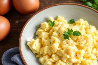Perfect fluffy scrambled eggs: secrets to creamy, light texture.