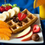 Bright Bites: Kid-Friendly Waffles Loaded with Fresh Fruit