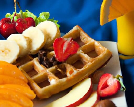 Bright Bites: Kid-Friendly Waffles Loaded with Fresh Fruit