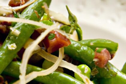 Tiny Travelers: The Secret Life of Ants on a Green Bean