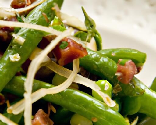 Tiny Travelers: The Secret Life of Ants on a Green Bean