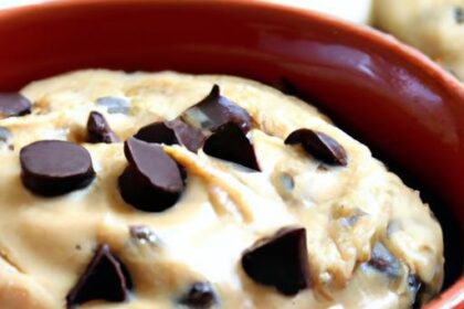 Deliciously Safe: How to Enjoy Chocolate Chip Cookie Dough Dip