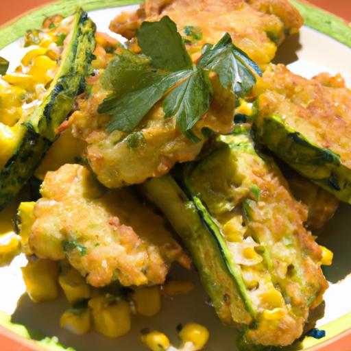 Golden Bites: How to Make Zucchini and Corn Fritters