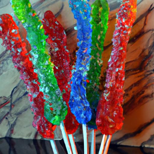 Sweet Science: Crafting Colorful Homemade Rock Candy Sticks