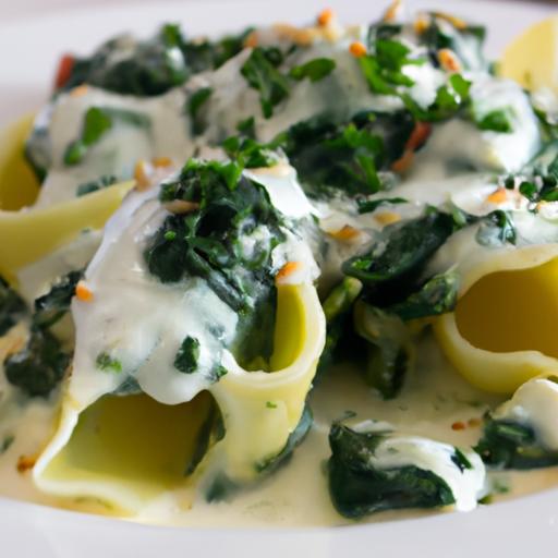 Creamy Spinach & Ricotta Stuffed Shells: Soft & Savory Delight