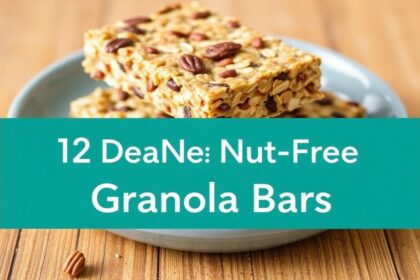 Delicious nut-free granola bars: easy allergy-friendly snack recipe.