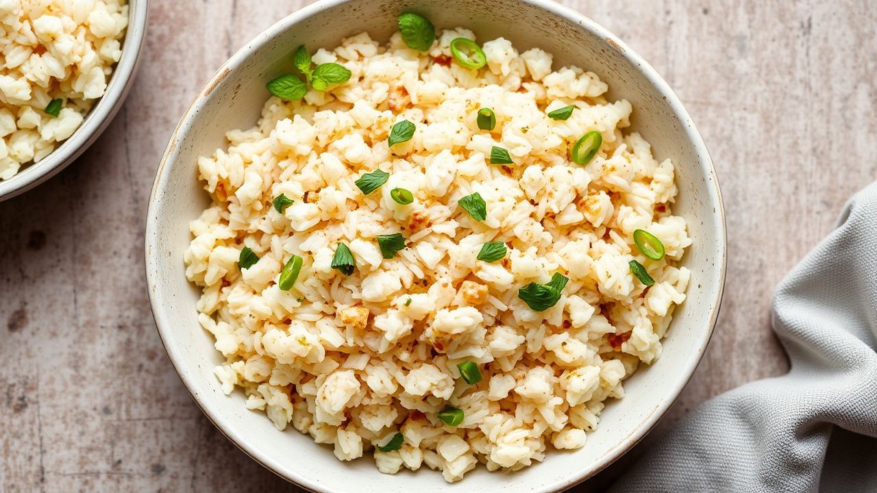 أطباق الأرز المبتكرة من بقايا الأرز.