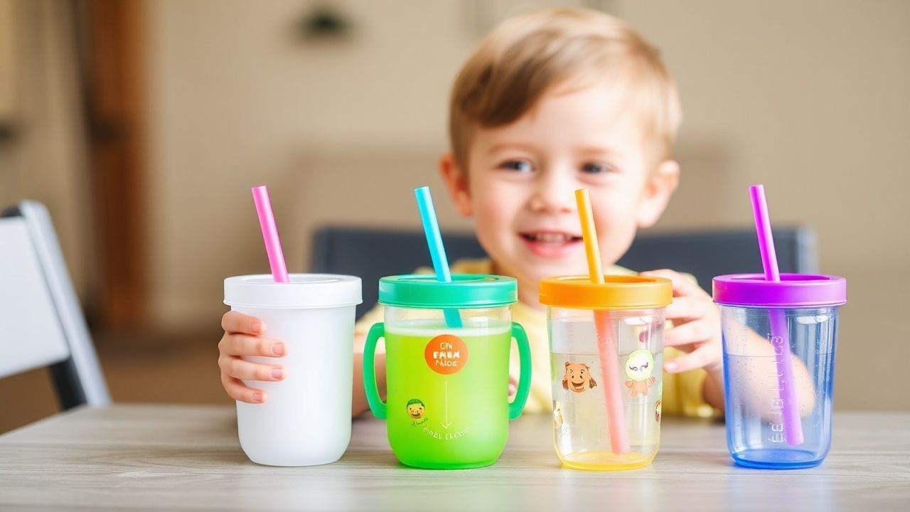 أكواب الشرب المثالية لرضع، تشكيلة رائعة.