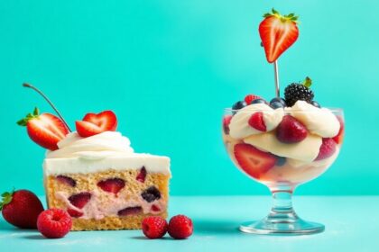 حلويات فواكه شهية: سرنا لتحضير ألذ الحلويات.