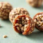 كرات التمر والبذور: طاقة طبيعية فورية