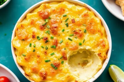 طبق بطاطا غراتان ذهبي مريح بخطوات سهلة