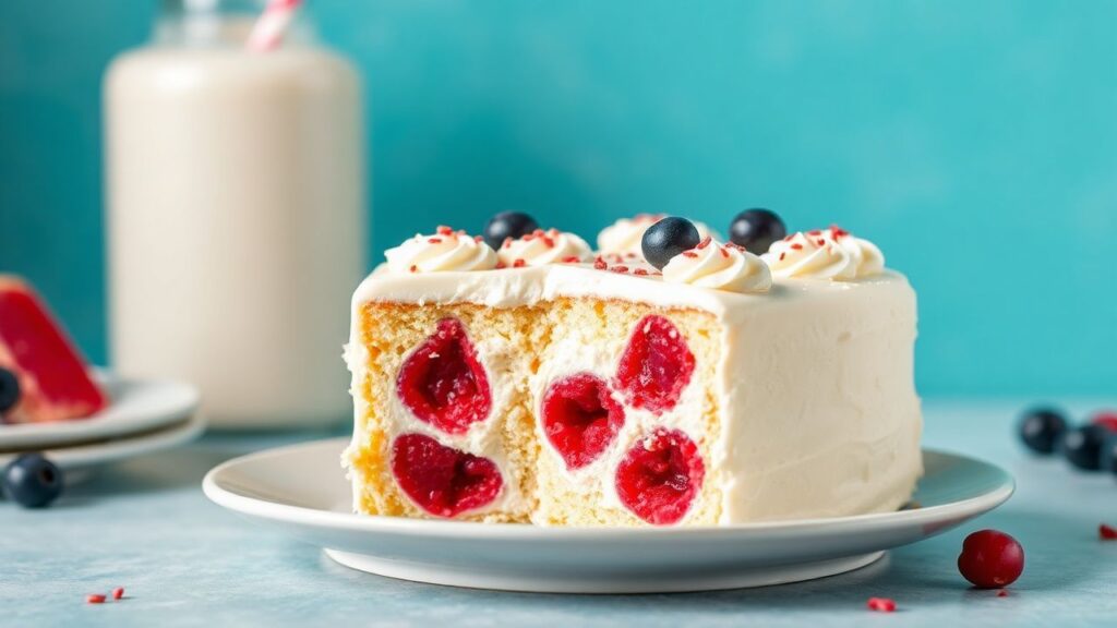 Luscious Jello and Pudding Poke Cake Recipe