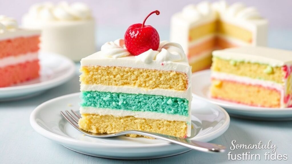 Vibrant Jello and Pudding Poke Cake
