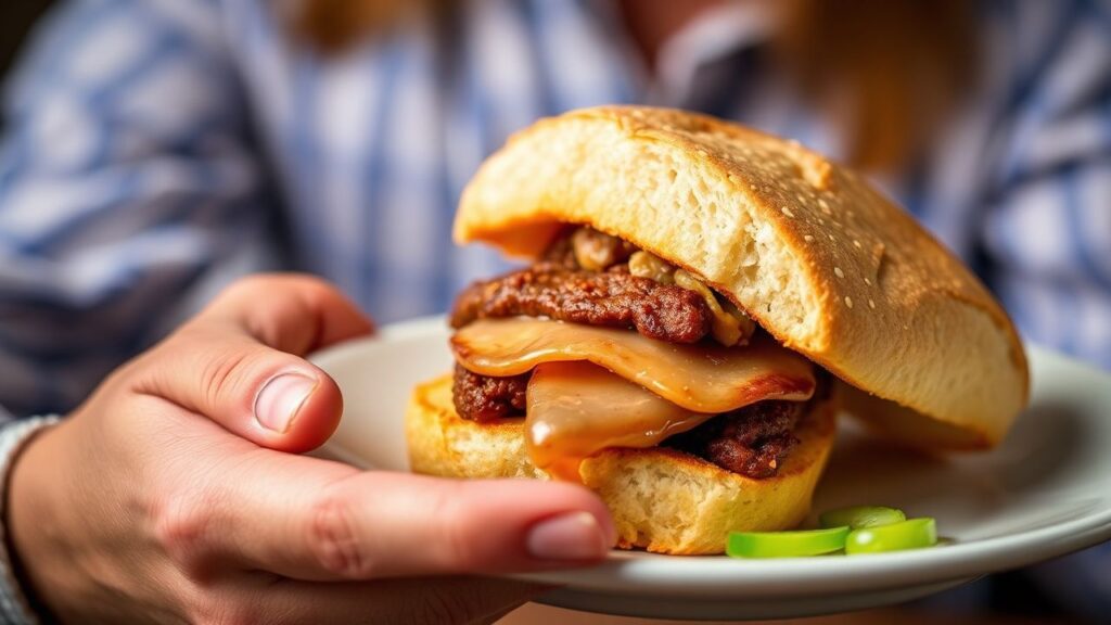 Polite tasting at a dinner party