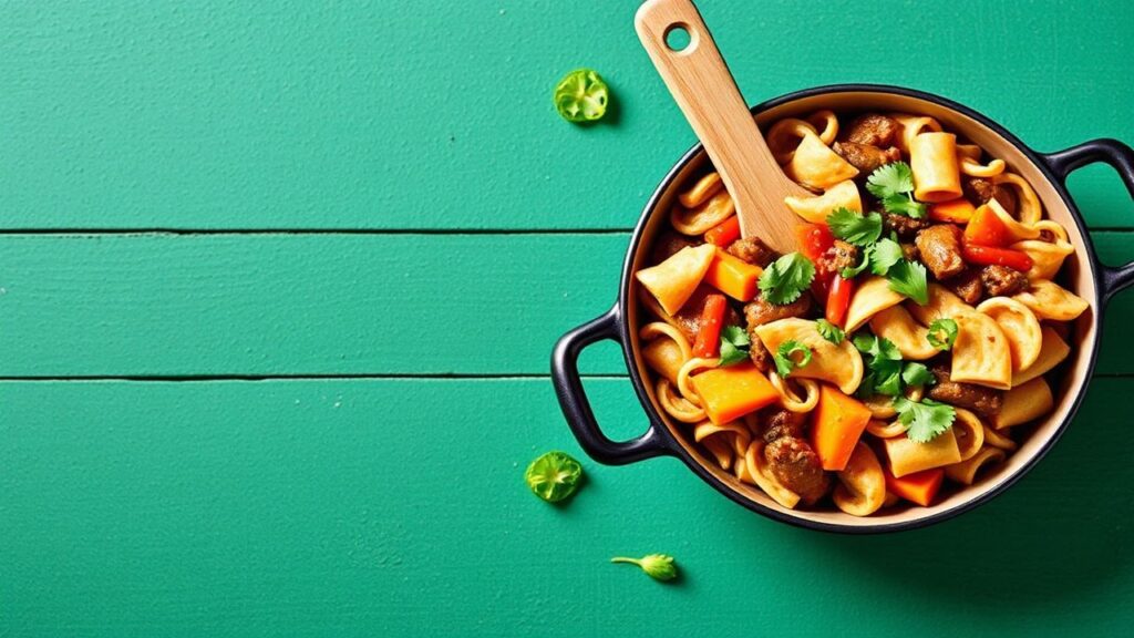 Serving a one-pot meal