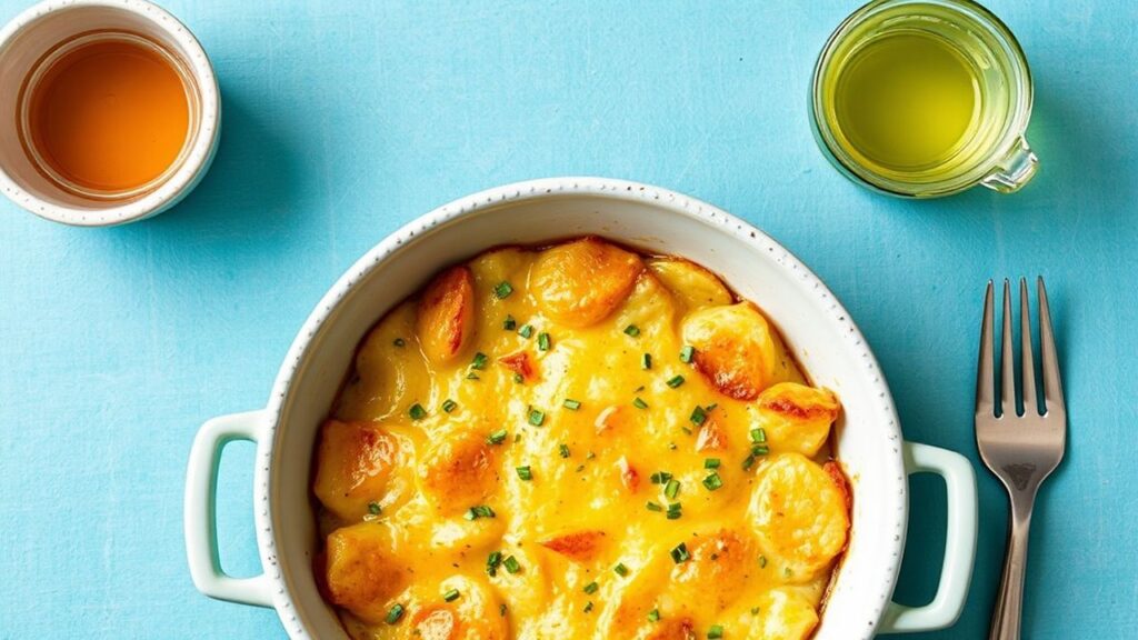 بطاطس أ તેની رائع golden comfort aur 386 gratin شهية