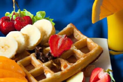 Bright Bites: Kid-Friendly Waffles Loaded with Fresh Fruit