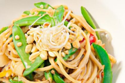 Nutty Sesame Noodles with Edamame: A Fresh Twist to Savor