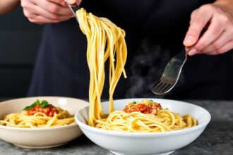 أطباق باستا شهية لمئة ضيف.