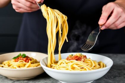 أطباق باستا شهية لمئة ضيف.