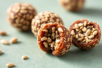 كرات التمر والبذور: طاقة طبيعية فورية