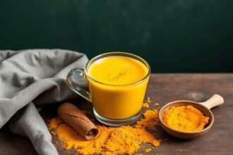 حليب ذهبي سحري: لاتيه كركم لصحة متألقة