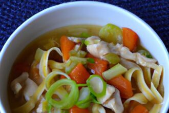 Cozy Comfort: Easy Chicken Noodle Soup for Sick Kids