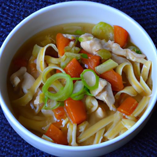 Cozy Comfort: Easy Chicken Noodle Soup for Sick Kids