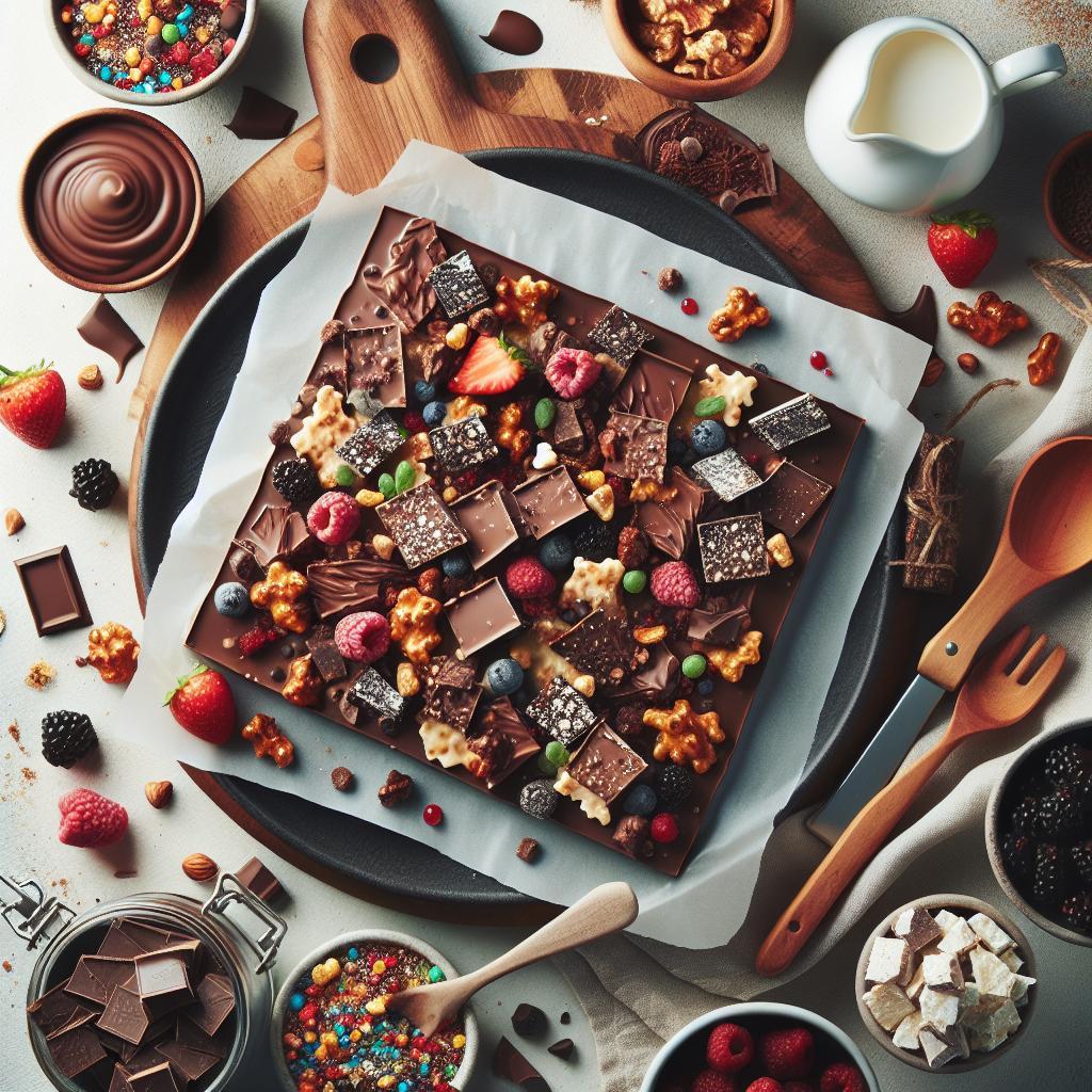 Sweet Creations: Easy Chocolate Bark Recipes for Kids