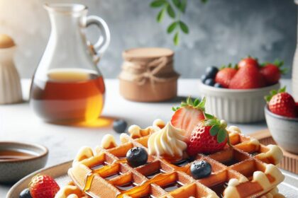 Savoring Soft Waffles: The Magic of Syrup Soaked Bliss