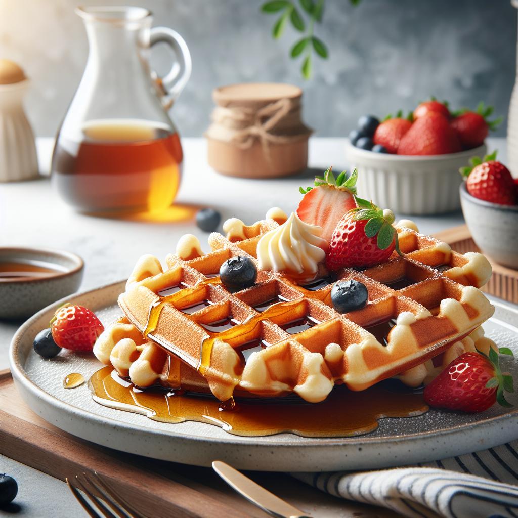 Savoring Soft Waffles: The Magic of Syrup Soaked Bliss