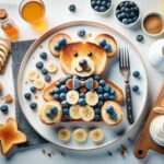 Teddy Bear Toast: A Fun Banana & Blueberry Breakfast Treat