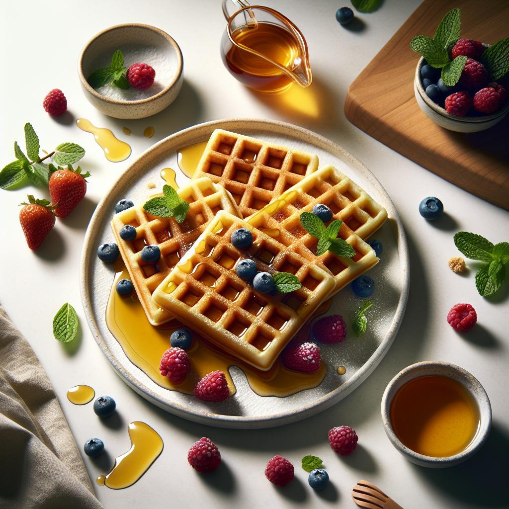 Savoring Soft Waffles: The Magic of Syrup Soaked Bliss