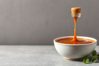 طبق صلصة معتدلة شهي بدون حرارة