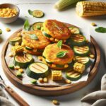 Golden Zucchini and Corn Patties: A Fresh Twist on Snacks