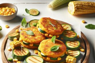 Golden Zucchini and Corn Patties: A Fresh Twist on Snacks