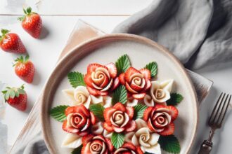 Crafting Strawberry Roses: A Step-by-Step Floral Tutorial