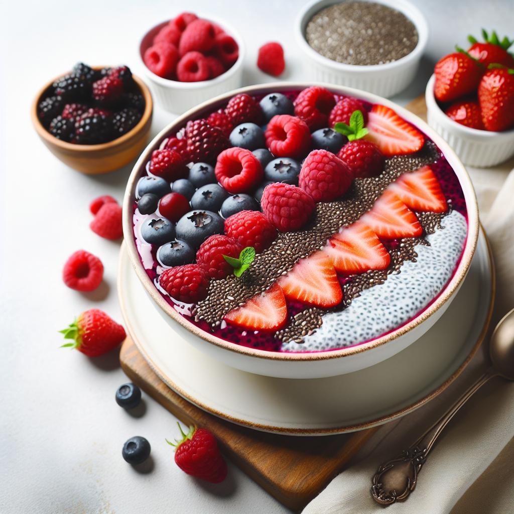 Berry Chia Pudding: A Vibrant Superfood Treat to Savor