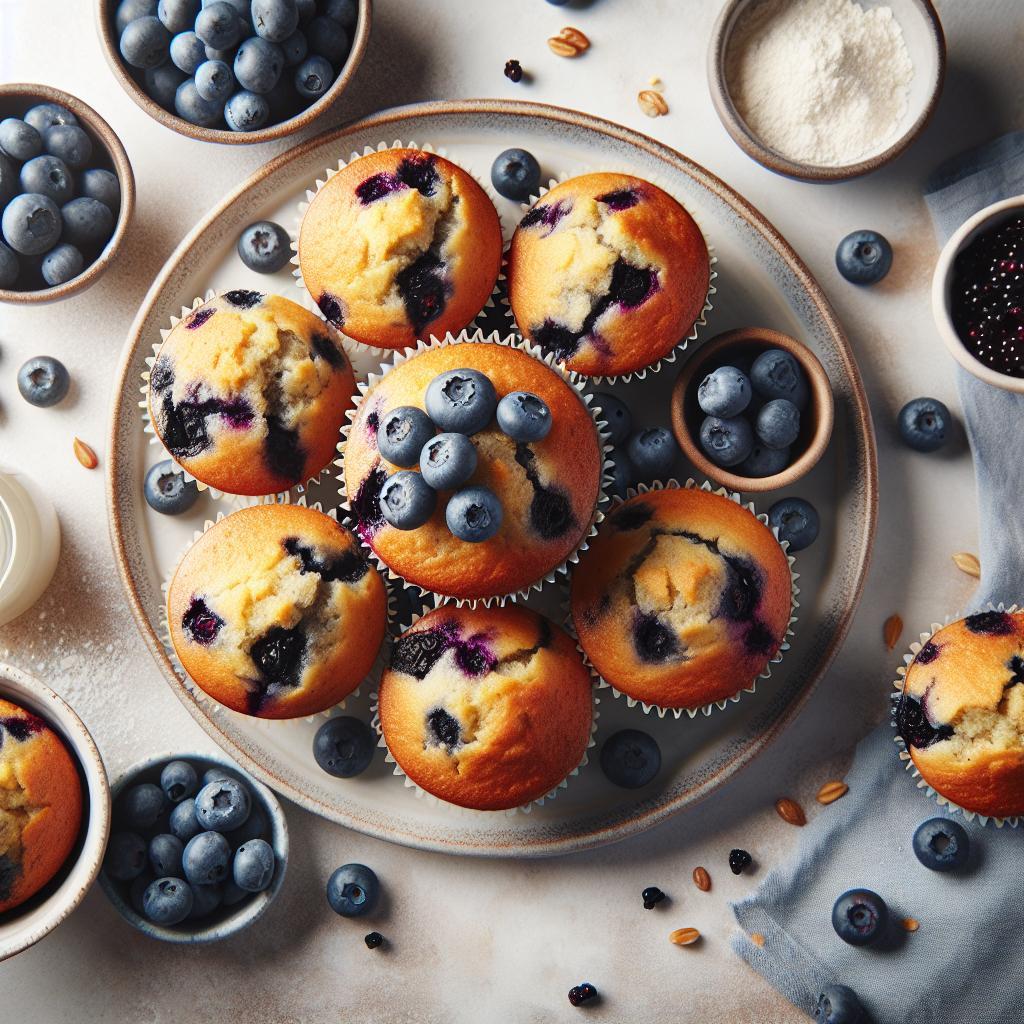 Crispy & Fluffy Air Fryer Blueberry Muffins: Simple Recipe