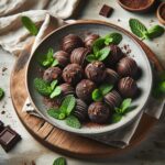 Indulge in Decadent Mint Chocolate Ganache Truffles Delight